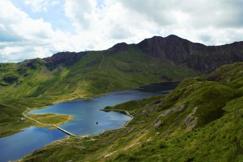 mountain lake landscape