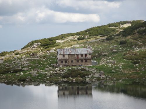 mountain refuge landscape