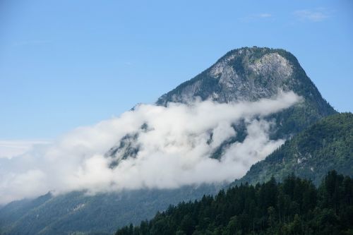 tyrol mountain clouds