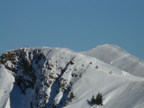 mountain backcountry skiiing rise