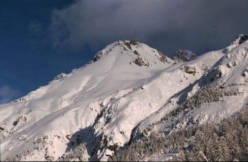 mountain winter landscape