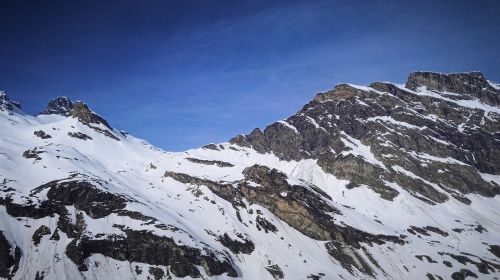 mountain snow mountain landscape