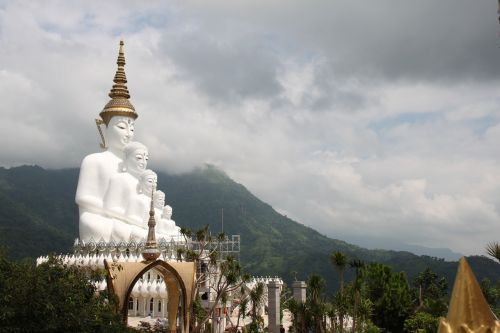 mountain temple buddha