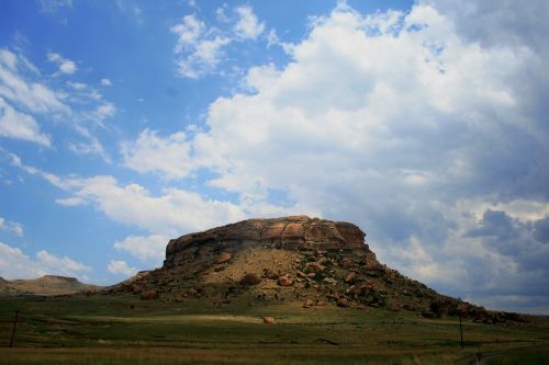 mountain butte rocky