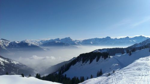 mountain snow alps