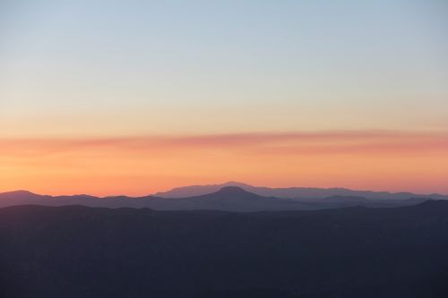 mountain sunrise landscape