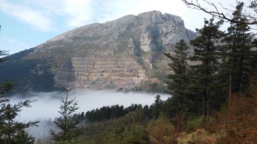 mountain fog landscape