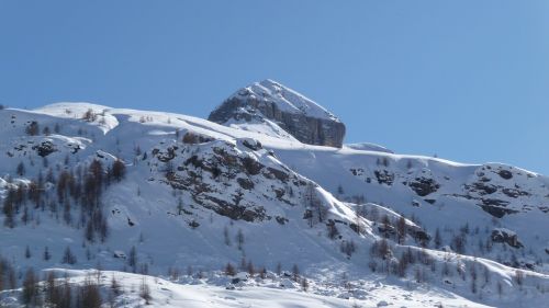 mountain snow hiking