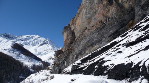 mountain snow hiking