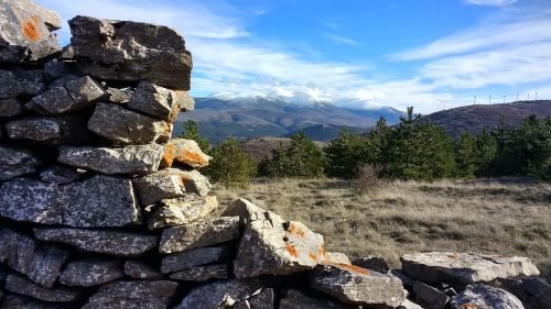 mountain stones landscape