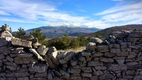 mountain stone landscape