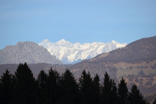 mountain snow snowy mountain