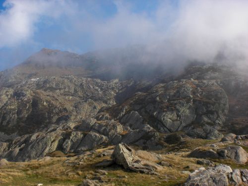 mountain landscape rock