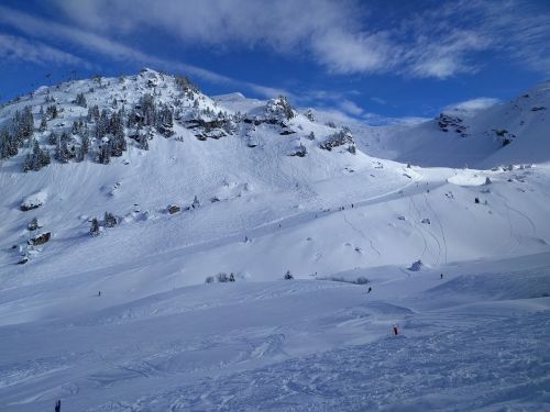 mountain winter snow