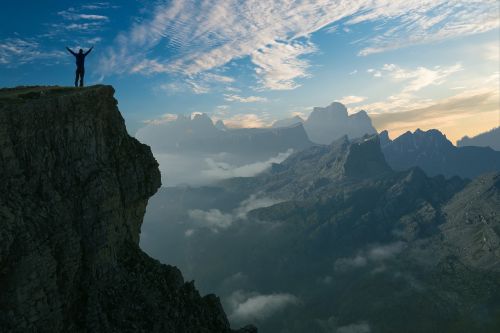 mountain landscape sky