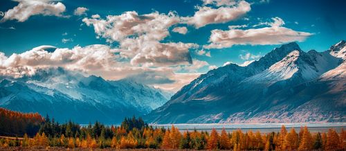 mountain sky landscape