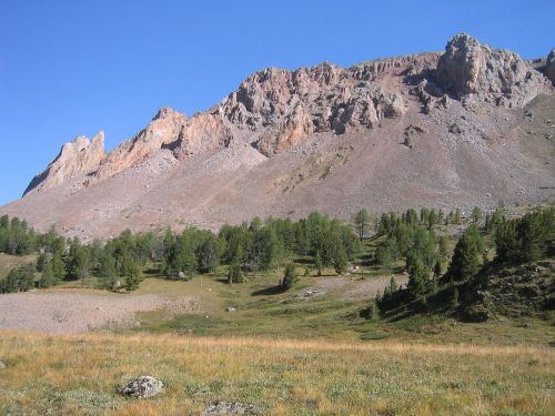 mountain scenery altai