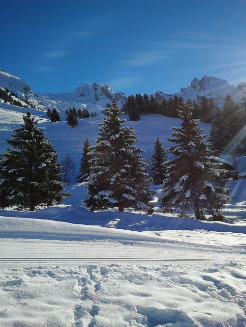 mountain snow winter