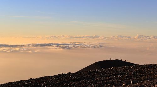 mountain rock cloud