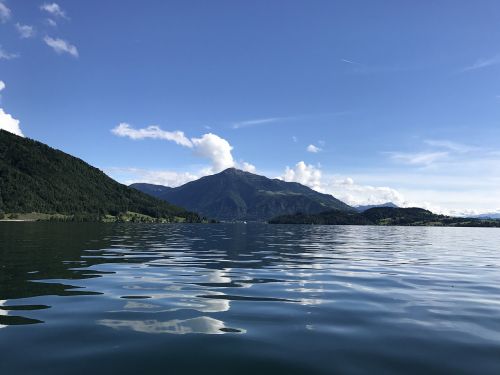 mountain lake landscape