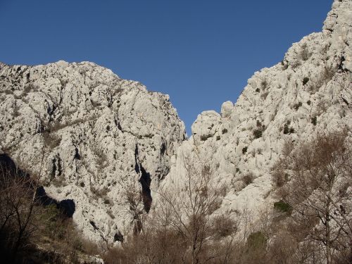 mountain stone view