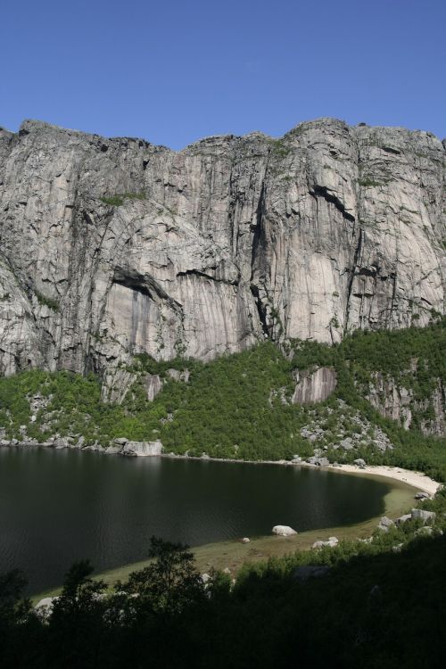 mountain lake landscape