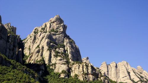 mountain rocks montserrat