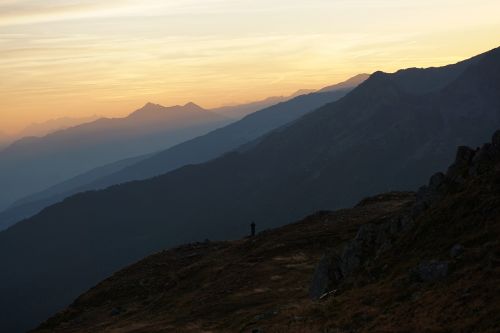 mountain highland cloud