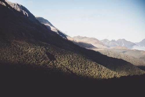 mountain highland cloud