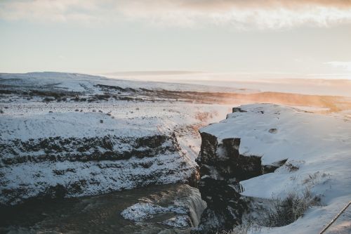 mountain landscape snow