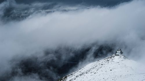 mountain highland summit