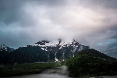 mountain highland cloud