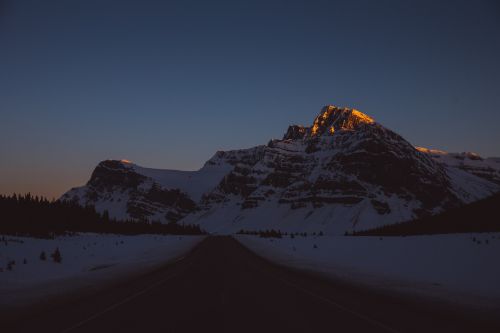 mountain highland cloud