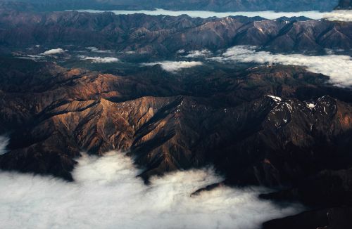 mountain highland cloud