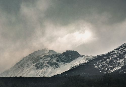 mountain highland cloud