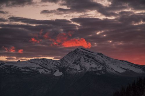 mountain highland cloud