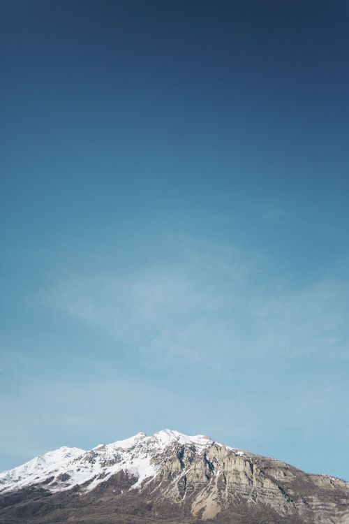 mountain clouds sky