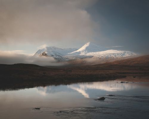 mountain highland cloud