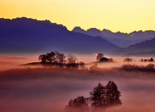 mountain highland landscape