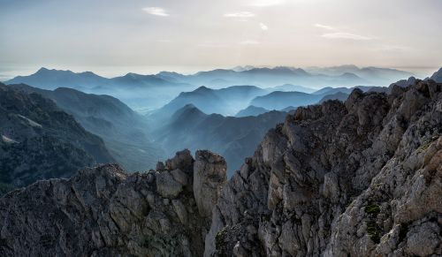 mountain clouds sky