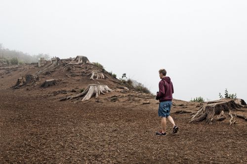 mountain ridge peak