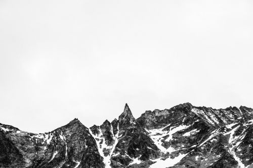 mountain ridge rocks