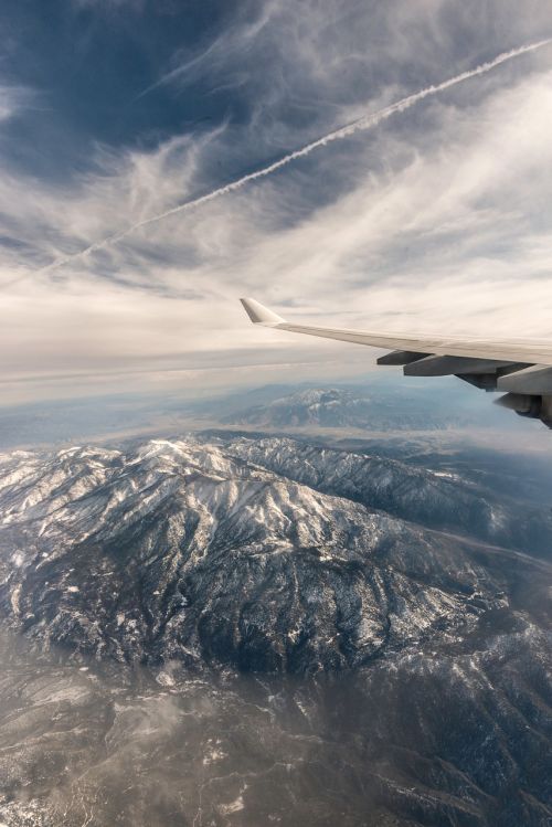 mountain aerial view