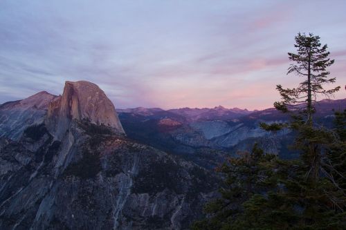 mountain valley trees