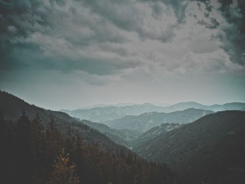 mountain valley landscape