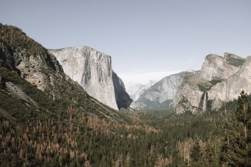 mountain view sky