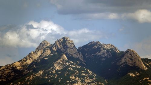 mountain bukhansan mountain sky