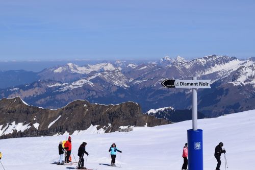 mountain alps snowboarding