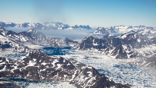 mountain range landscape