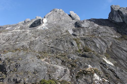 mountain grey peak